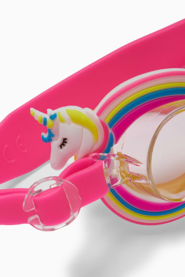 Copii - Unicorn - ochelari de înot - roz