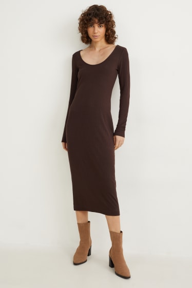 Women - Dress - dark brown