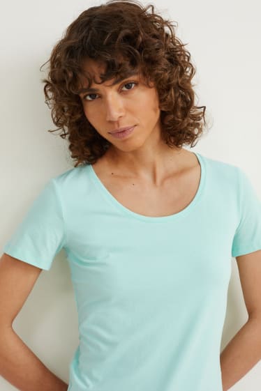 Donna - T-shirt - verde menta