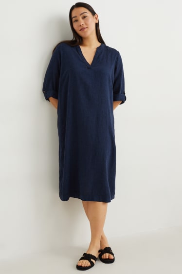 Femmes - Robe - bleu foncé