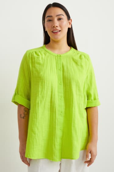 Damen - Bluse - hellgrün