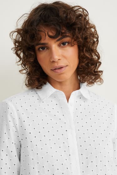 Women - Blouse - white