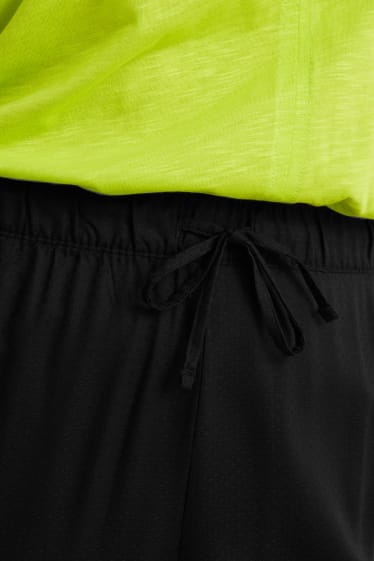 Donna - Pantaloni - vita media - comfort fit - nero