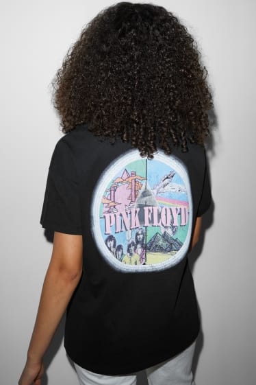 Donna - CLOCKHOUSE - t-shirt - Pink Floyd - nero