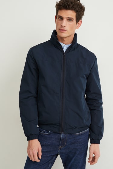 Men - Jacket with hood - dark blue