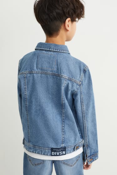 Kinder Buben - Jeansjacke - helljeansblau