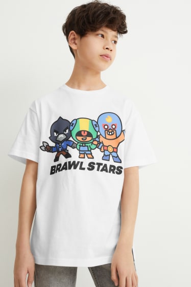 Kinderen - Brawl Stars - T-shirt - wit