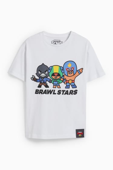 Dzieci - Brawl Stars - koszulka z krótkim rękawem - biały