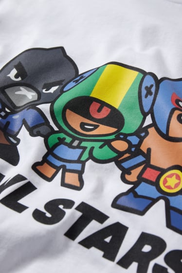 Kinderen - Brawl Stars - T-shirt - wit