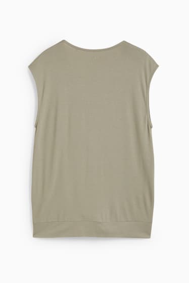Donna - Top per allattamento - verde chiaro