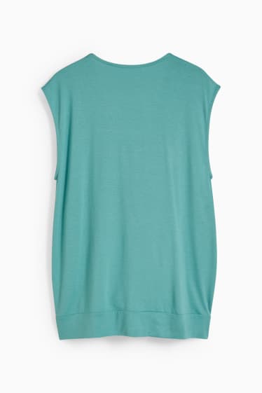 Donna - Top per allattamento - verde