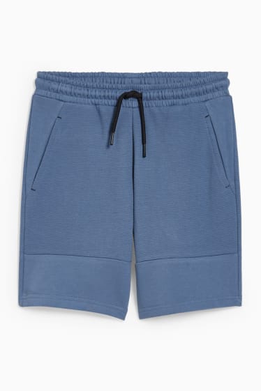 Kinder - Sweatshorts - blau