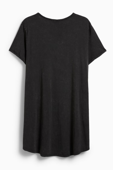 Dámské - CLOCKHOUSE - tričkové šaty - černá