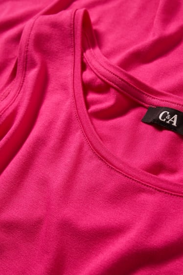 Damen - Basic-Top - pink