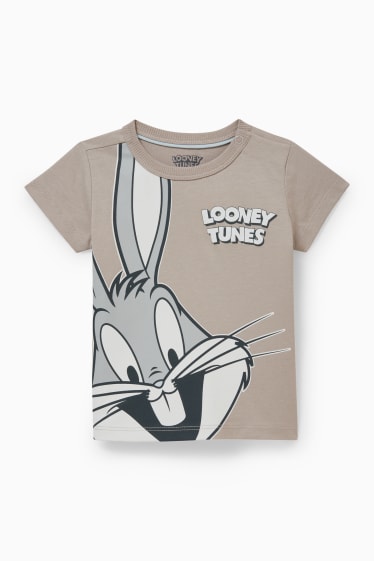 Baby Buben - Looney Tunes - Baby-Kurzarmshirt - grau