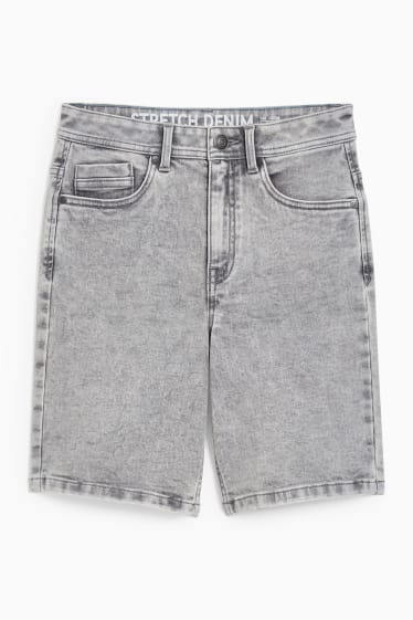 Kinder Jungen - Jeans-Shorts - helljeansgrau