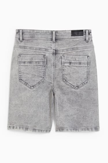 Kinder Jungen - Jeans-Shorts - helljeansgrau