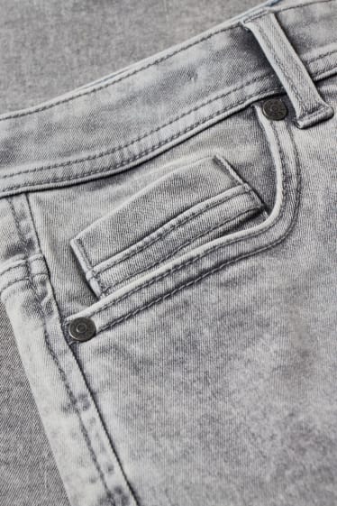 Dětské - Džínové šortky - džíny - světle šedé