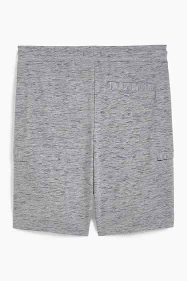 Men - Sweat shorts - gray-melange