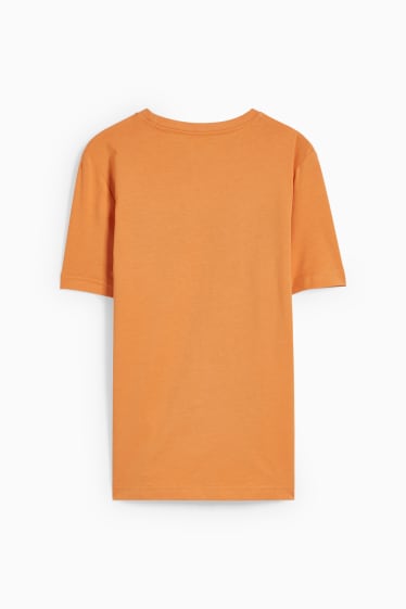 Kinder - Kurzarmshirt - orange