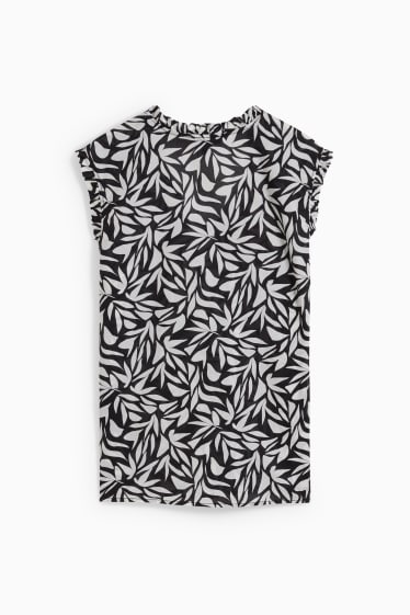 Femmes - Caraco - à motif - noir / blanc