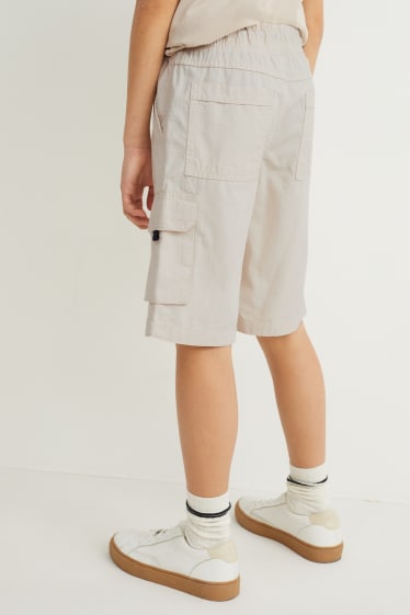 Kinder Buben - Shorts - hellbeige