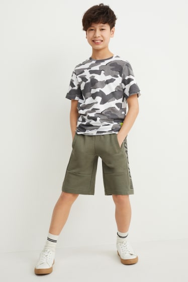 Nen - Pantalons curts de xandall - verd