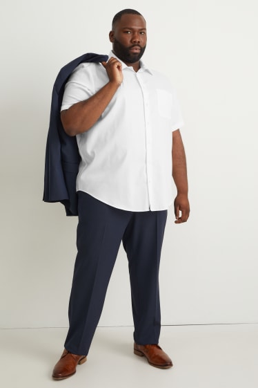 Men - Shirt - regular fit - Kent collar - easy-iron - white