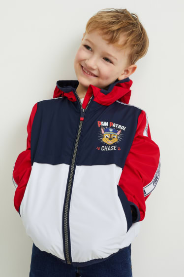 Bambini - Paw Patrol - giacca con cappuccio - rosso