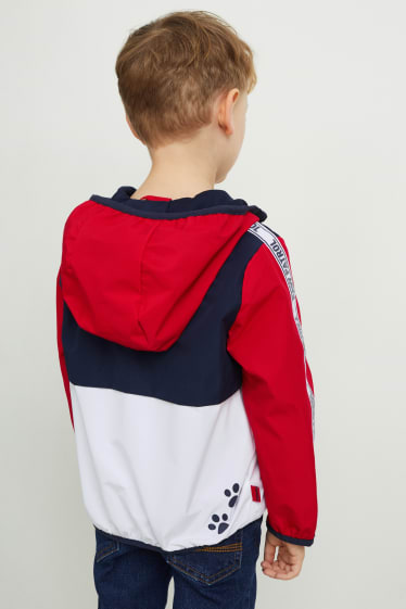 Enfants - Pat’ Patrouille - veste à capuche - rouge