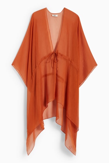 Dames - Kimono - donker oranje