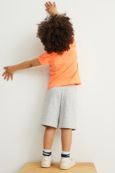 Copii - Patrula cățelușilor - set - 2 tricouri cu mânecă scurtă și pantaloni scurți - 3 piese - alb
