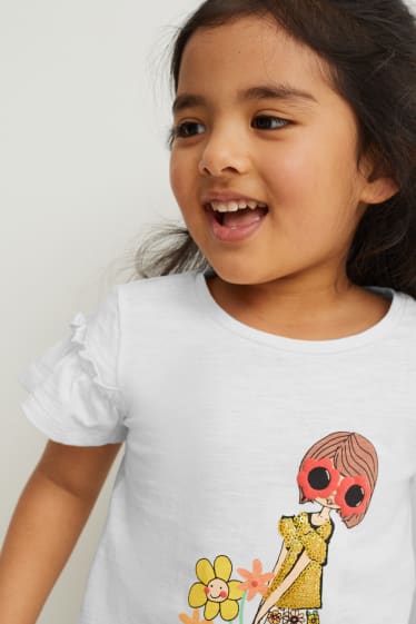 Bambine - T-shirt - bianco crema