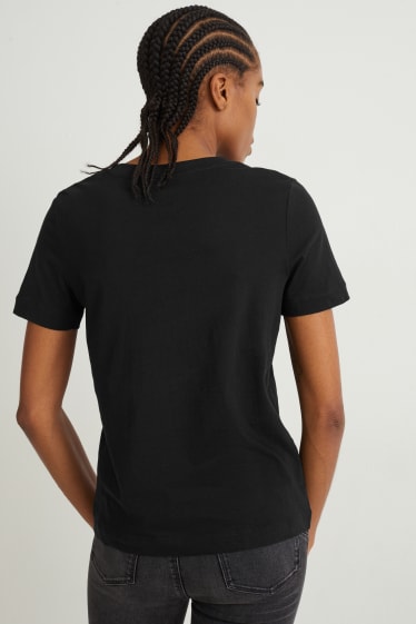 Mujer - Pack de 2 - camisetas básicas - negro