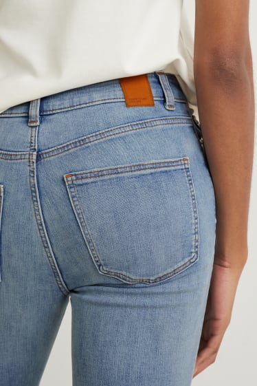 Dames - Bootcut jeans - high waist - jeanslichtblauw