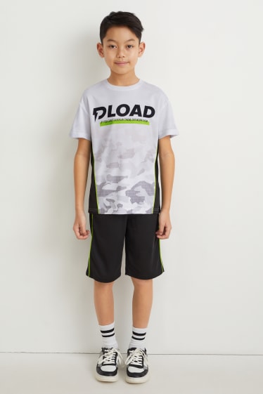 Kinderen - Set - T-shirt en shorts - 2-delig - wit