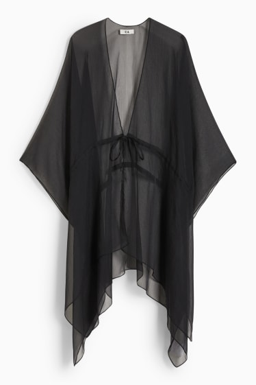 Damen - Kimono - schwarz