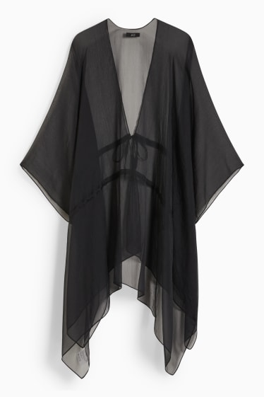 Damen - Kimono - schwarz