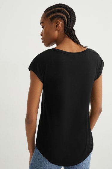 Women - Basic T-shirt - black