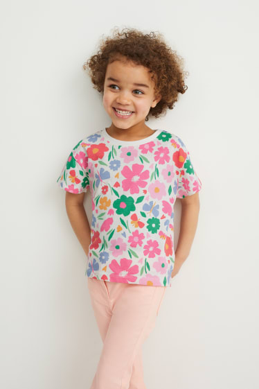 Bambini - Confezione da 2 - t-shirt - fucsia