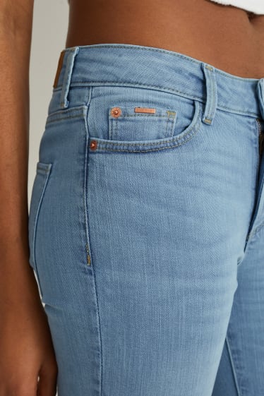 Damen - Slim Jeans - Mid Waist - LYCRA® - helljeansblau