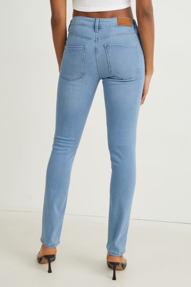 Dames - Slim jeans - mid waist - LYCRA® - jeanslichtblauw