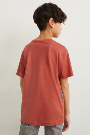 Niños - Camiseta de manga corta - naranja oscuro