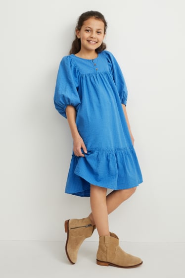 Kinder - Kleid - blau