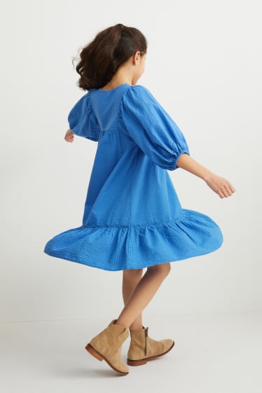 Kinder - Kleid - blau