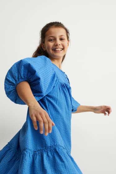 Kinder - Kleid - blau