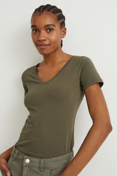 Femei - Tricou basic - verde