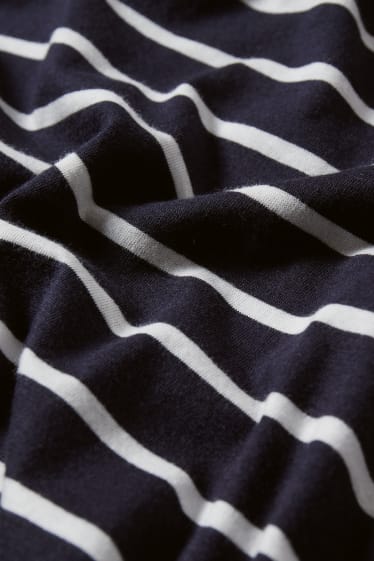 Donna - T-shirt - a righe - blu scuro