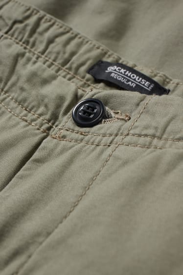 Hommes - Short cargo - vert