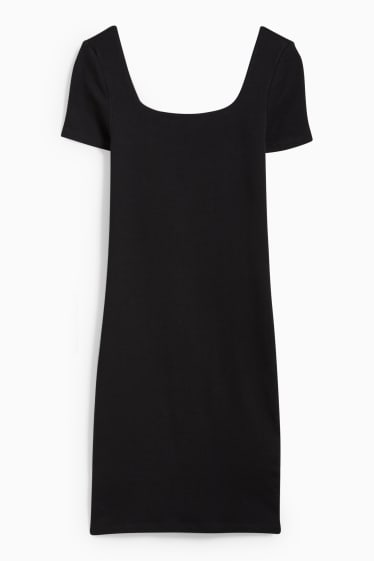 Damen - CLOCKHOUSE - T-Shirt-Kleid - schwarz